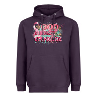 Plum my god is stronger than cancer Heavyweight Hoodie - CowGirlArtShop