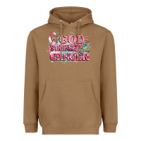 Toasted Coconut my god is stronger than cancer Heavyweight Hoodie - CowGirlArtShop