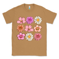 Toasted Coconut flowers Classic Tee - MaliasSmallBusiness