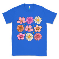 True Royal flowers Classic Tee - MaliasSmallBusiness