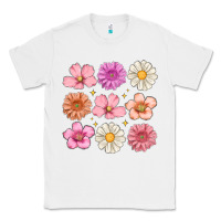 White flowers Classic Tee - MaliasSmallBusiness