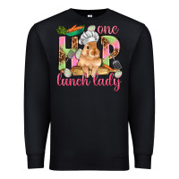 Black One hip lunch lady Easter Day Premium Sweatshirt - HowdyJamesFarm