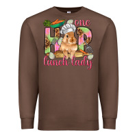 Chestnut One hip lunch lady Easter Day Premium Sweatshirt - HowdyJamesFarm