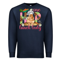 Navy One hip lunch lady Easter Day Premium Sweatshirt - HowdyJamesFarm