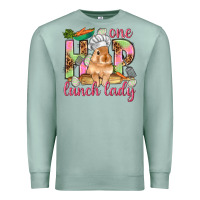 Seafoam One hip lunch lady Easter Day Premium Sweatshirt - HowdyJamesFarm