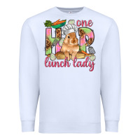 White One hip lunch lady Easter Day Premium Sweatshirt - HowdyJamesFarm