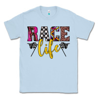 Dusty Blue race life Classic Tee - JahusDesignShop