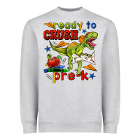 Heather Grey ready to crush pre k Heavyweight Sweatshirt - BundleAndBundleShop