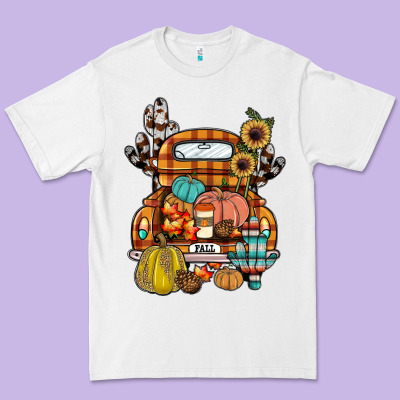 Farm Truck,fall Premium Tee Designed By Jahusdesignshop