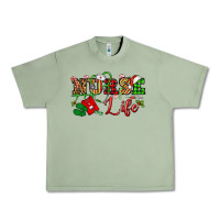 Oil Green nurse life christmas Urban Heavy Tee - NancyCooperArtShop