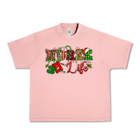 Salmon nurse life christmas Urban Heavy Tee - NancyCooperArtShop