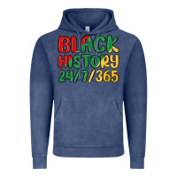 Vintage Denim black history Vintage Hoodie - MaliasSmallBusiness