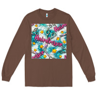 Chestnut Hairdresser Scissor And Stars With Glitter Seamless Pattern Bbs Long Sleeve Tee - BundleAndBundleShop