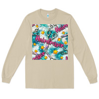 Mushroom Hairdresser Scissor And Stars With Glitter Seamless Pattern Bbs Long Sleeve Tee - BundleAndBundleShop