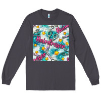 Smoke Hairdresser Scissor And Stars With Glitter Seamless Pattern Bbs Long Sleeve Tee - BundleAndBundleShop