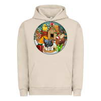 Christmas Coop Ornament Urban Hoodie | Teevron