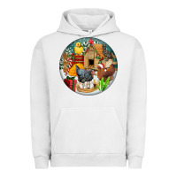 Pigment Lunar Rock Christmas coop ornament Urban Hoodie - FaDigitalArtStudio