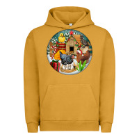 Pigment Peanut Butter Christmas coop ornament Urban Hoodie - FaDigitalArtStudio