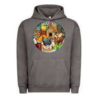 Pigment Tornado Christmas coop ornament Urban Hoodie - FaDigitalArtStudio