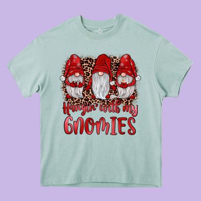 Hangin' With My Gnomies Heavy Core Tee Designed By Jahusdesignshop