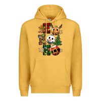 Mustard ho ho ho christmas Premium Hoodie - CowGirlArtShop