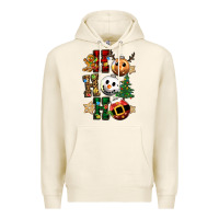 Tofu ho ho ho christmas Premium Hoodie - CowGirlArtShop