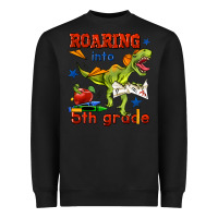 Black roaring into 5th grade Heavyweight Sweatshirt - BundleAndBundleShop