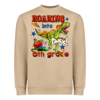 Roaring Into 5th Grade Heavyweight Sweatshirt | Teevron