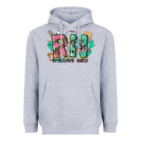 Heather Grey registered nurse Heavyweight Hoodie - CowGirlArtShop