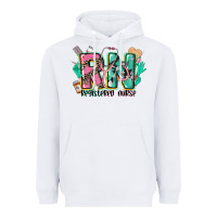 White registered nurse Heavyweight Hoodie - CowGirlArtShop