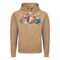Vintage Coffee easter coffee cups Vintage Hoodie - MaliasSmallBusiness