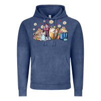 Vintage Denim easter coffee cups Vintage Hoodie - MaliasSmallBusiness