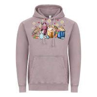 Vintage Zinc easter coffee cups Vintage Hoodie - MaliasSmallBusiness