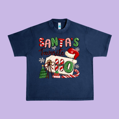 Santa's Favorite Ho Urban Heavy Tee Designed By Maliassmallbusiness