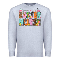 Heather Grey Easter nurse Easter Day Premium Sweatshirt - HowdyJamesFarm