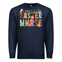 Navy Easter nurse Easter Day Premium Sweatshirt - HowdyJamesFarm