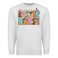 Oatmeal Heather Easter nurse Easter Day Premium Sweatshirt - HowdyJamesFarm