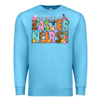 Ocean Blue Easter nurse Easter Day Premium Sweatshirt - HowdyJamesFarm