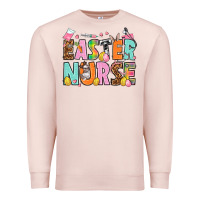 Pale Pink Easter nurse Easter Day Premium Sweatshirt - HowdyJamesFarm
