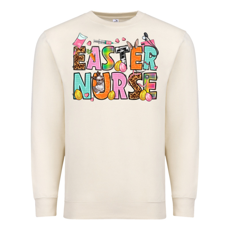 Easter Nurse Easter Day Premium Sweatshirt by HowdyJamesFarm | Teevron