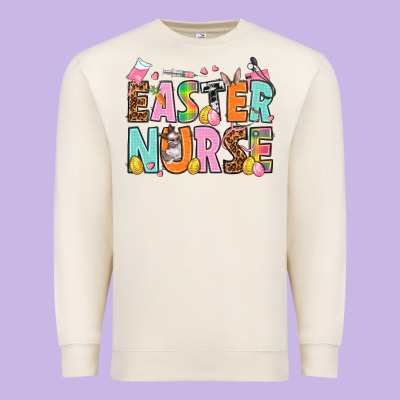 Easter Nurse Easter Day Premium Sweatshirt Designed By Howdyjamesfarm
