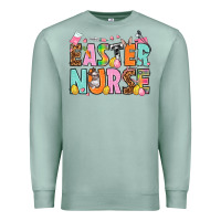 Seafoam Easter nurse Easter Day Premium Sweatshirt - HowdyJamesFarm