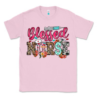 Bubblegum Pink blessed nurse Classic Tee - NancyCooperArtShop