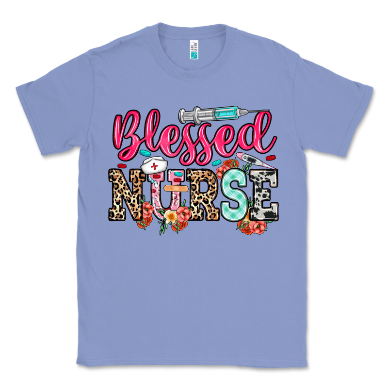 Blessed Nurse Classic Tee by NancyCooperArtShop | Teevron