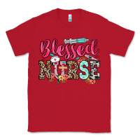 Red blessed nurse Classic Tee - NancyCooperArtShop