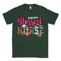 Sports Green blessed nurse Classic Tee - NancyCooperArtShop