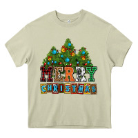 Mossy merry christmas with christmas trees Heavy Core Tee - AdoDesignShop