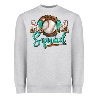 Heather Grey mom squad Heavyweight Sweatshirt - BundleAndBundleShop
