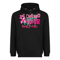 Black Chemo hair don't care Cancer Awareness Heavyweight Hoodie - HowdyJamesFarm