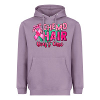 Lavender Chemo hair don't care Cancer Awareness Heavyweight Hoodie - HowdyJamesFarm